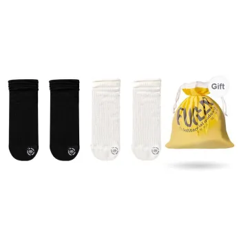 FUGEER Mid-Calf Socks Women's Combo Set