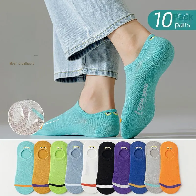 Cotton Gene No Show Socks Men's Combo Set-37
