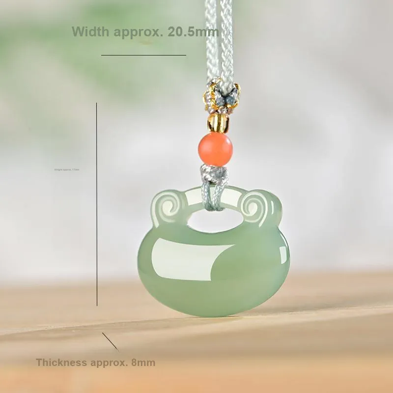 KUNYUYAO Hetian Jade Pendants White Jade Unisex-40