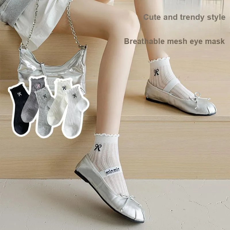 XIA.WA.ZHI.XIU Ankle Socks Women's Box 5 Pack-29