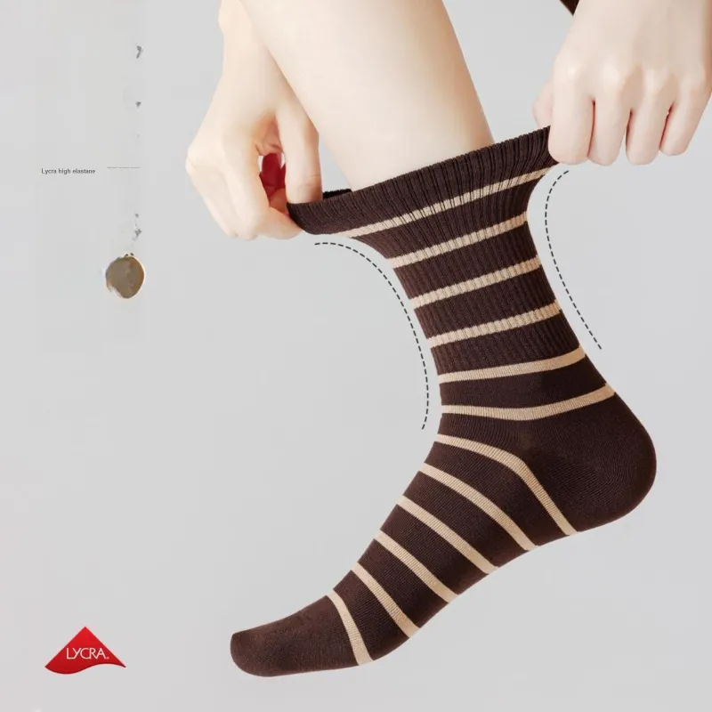 XXLLG Mid Calf Socks Women's 4 Pack-2