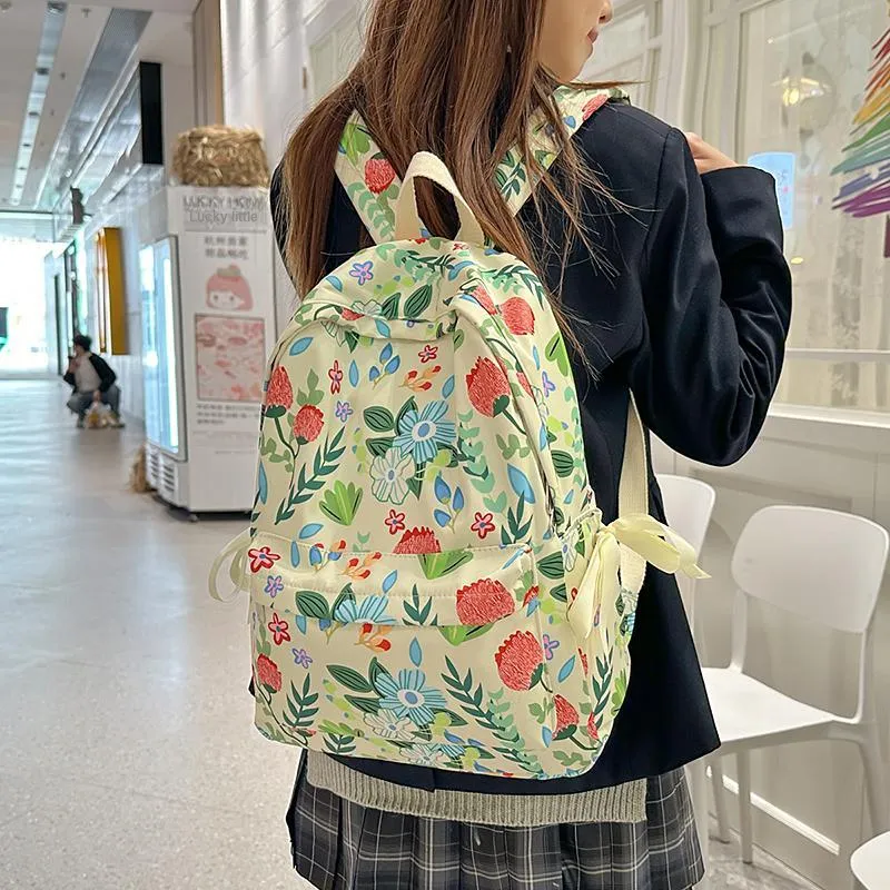 YUANTUZHE Nylon Backpack Women's Multicolor-9