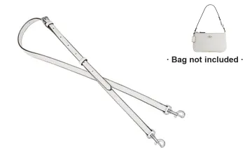 Ingenuity Handmade Artificial Leather Super Fiber Bag Shoulder Strap Women's White