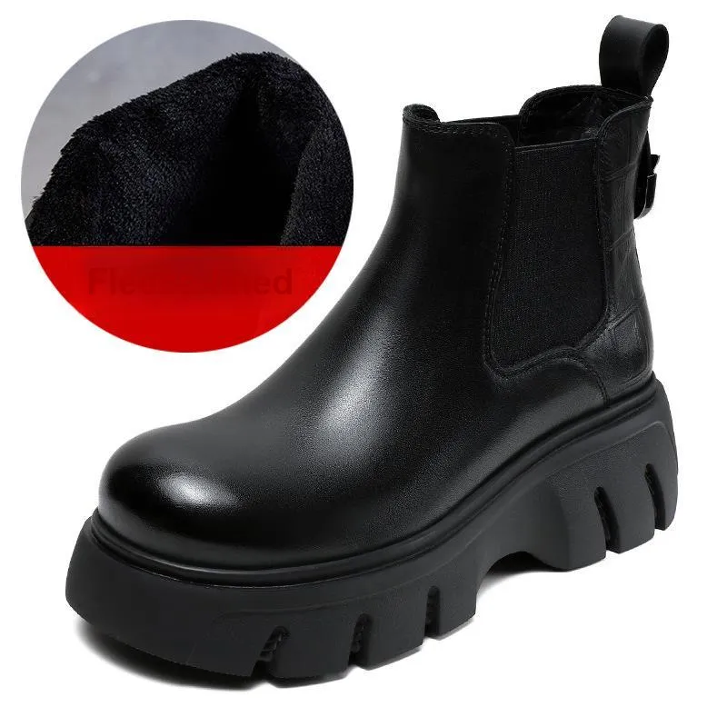 Devanro Short Chelsea Boots 6.0cm Women's-1