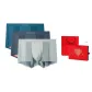 [3 Pack Gift Heartbeat Box]Light Gray+Royal Blue+Smoke Blue