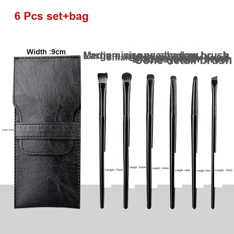 A Few More Cute Black Makeup Brushes Highlighter Detail Brush Knife Edge Eyeliner And Resting Snake Brush-15