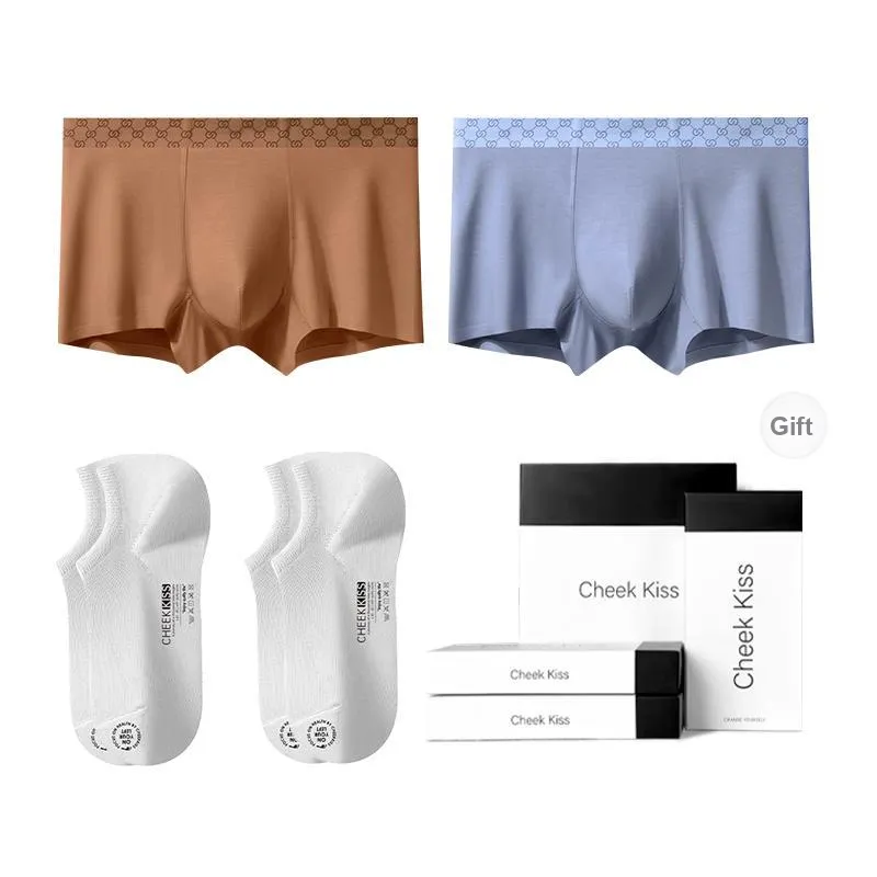 Cheekkiss Underpants Men's Gift Box Of 2 Strips-16