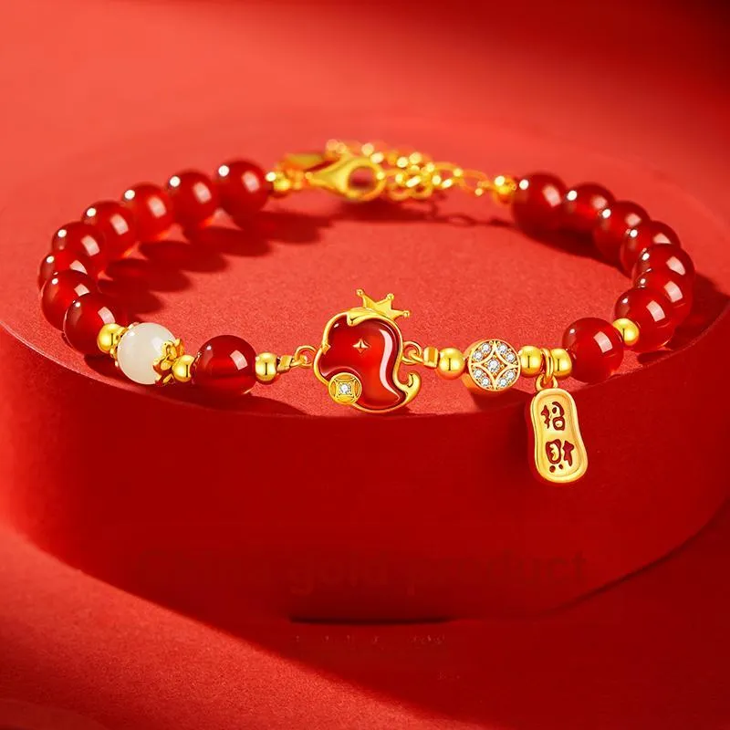 Central Fashion Agate Bracelets Women's-1