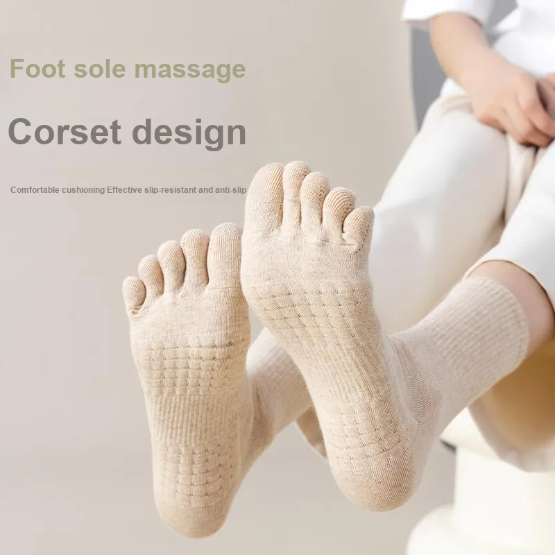 MIIOW Mid Calf Socks Women's Combo Set-9