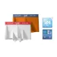White+Orange (Box 2 Pack)