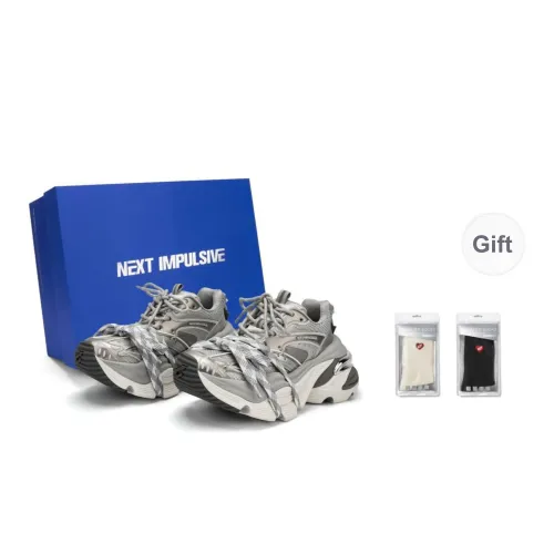 NEXT IMPULSIVE Power Collection Chunky Sneakers Unisex Cyber Silver