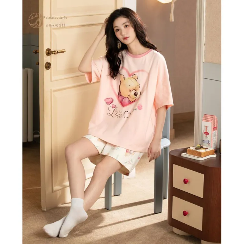 Gongdie x Disney Pajama Set Women's Gift Box Set Pink-1