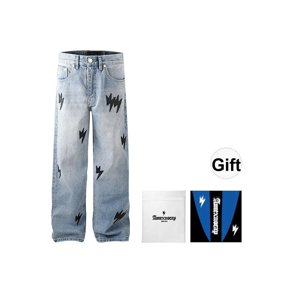 Amexnocap Джинсы Унисекс Sky Blue