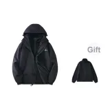 Black (3-in-1, Comes with Thickened and Fleece-Lined Liner)