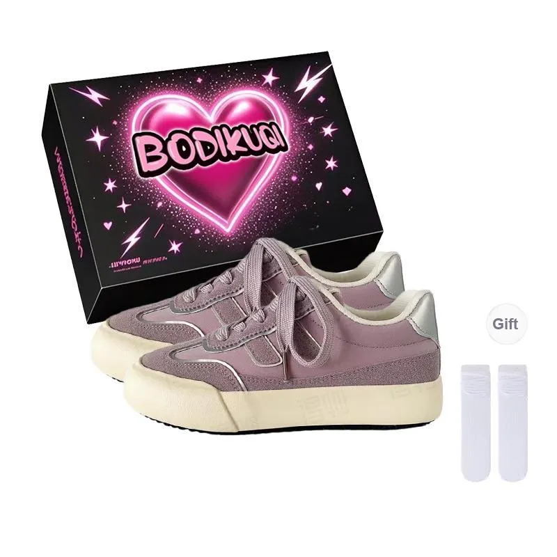 Boldi Kuki Height Increasing Breathable Low Top Skateboard Shoes Women's-8