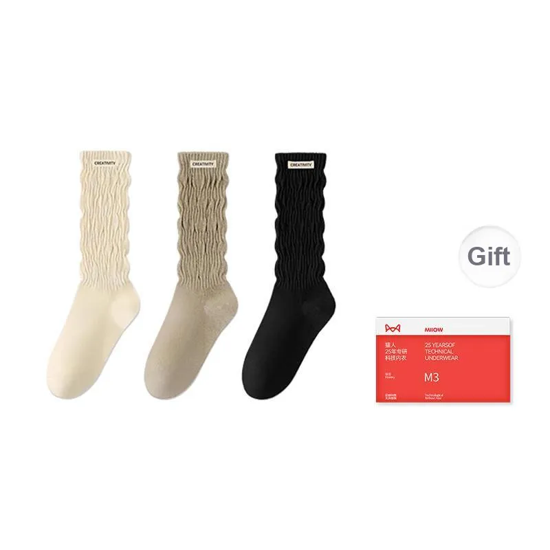 MIIOW Knee-High Socks Women's Combo Set-9