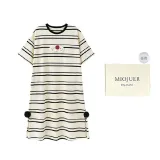 Apricot 6726 (Stripes Pullover Nightgown) Gift Box Set