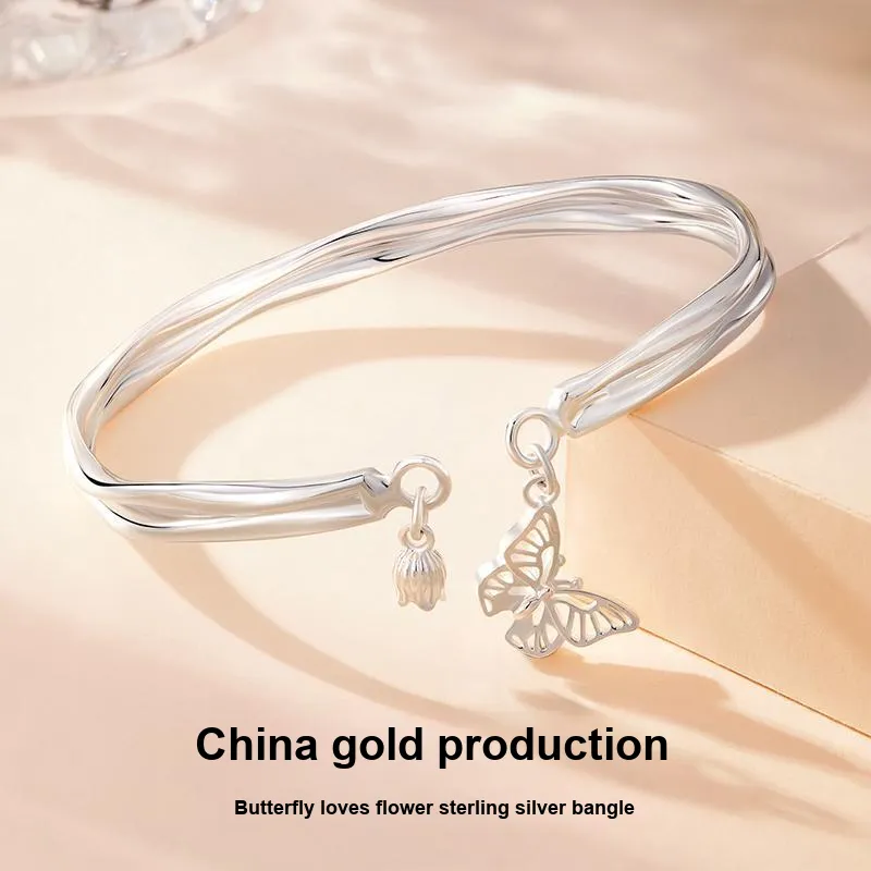 ZSY 999 Fine Silver Bangles Women's-1