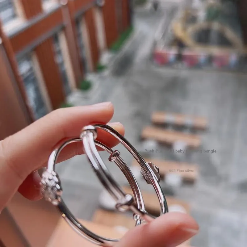 NSAOT 999 Fine Silver Bangles Kids'-3