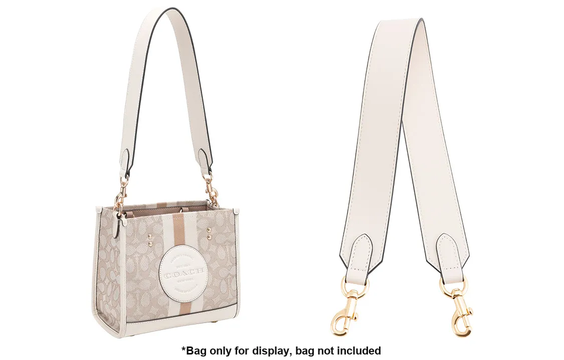 Luxury Care Artisan Workshop Artificial Leather Bag Strap Women's Ecru