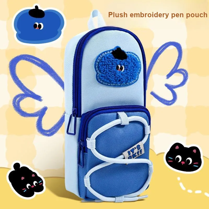 XIAOKOUTU Cute Milk Cute Drawstring Pencil Pouch Pencil Case/pencil Box-5
