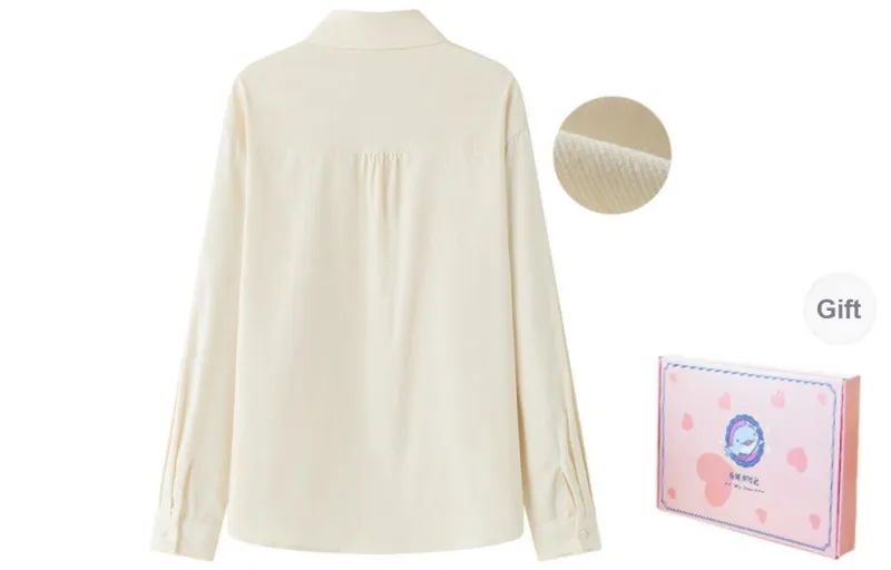 Tokyo Season Shirt Women's Gift Box Set Custard-1
