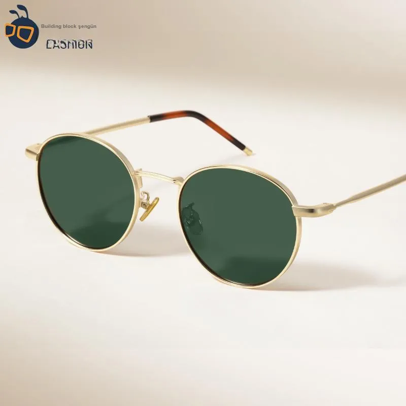 LASHION Alloy Round Sun Eyes Women's-1