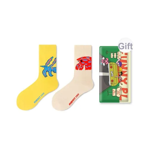 PL Носки Crew Унисекс Сумка для покупок 2 упаковки Смешанные цвета