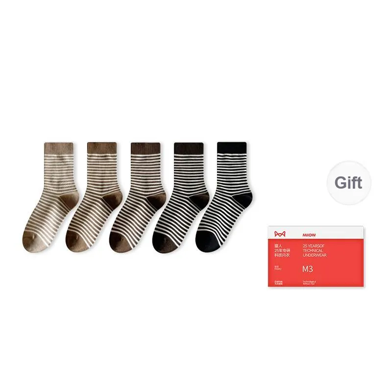 MIIOW Trend Party Series Mid Calf Socks Women's Combo Set-14