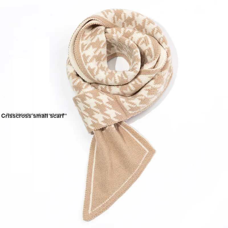 Shanghai Story Polyester Knit Scarves Women's-19