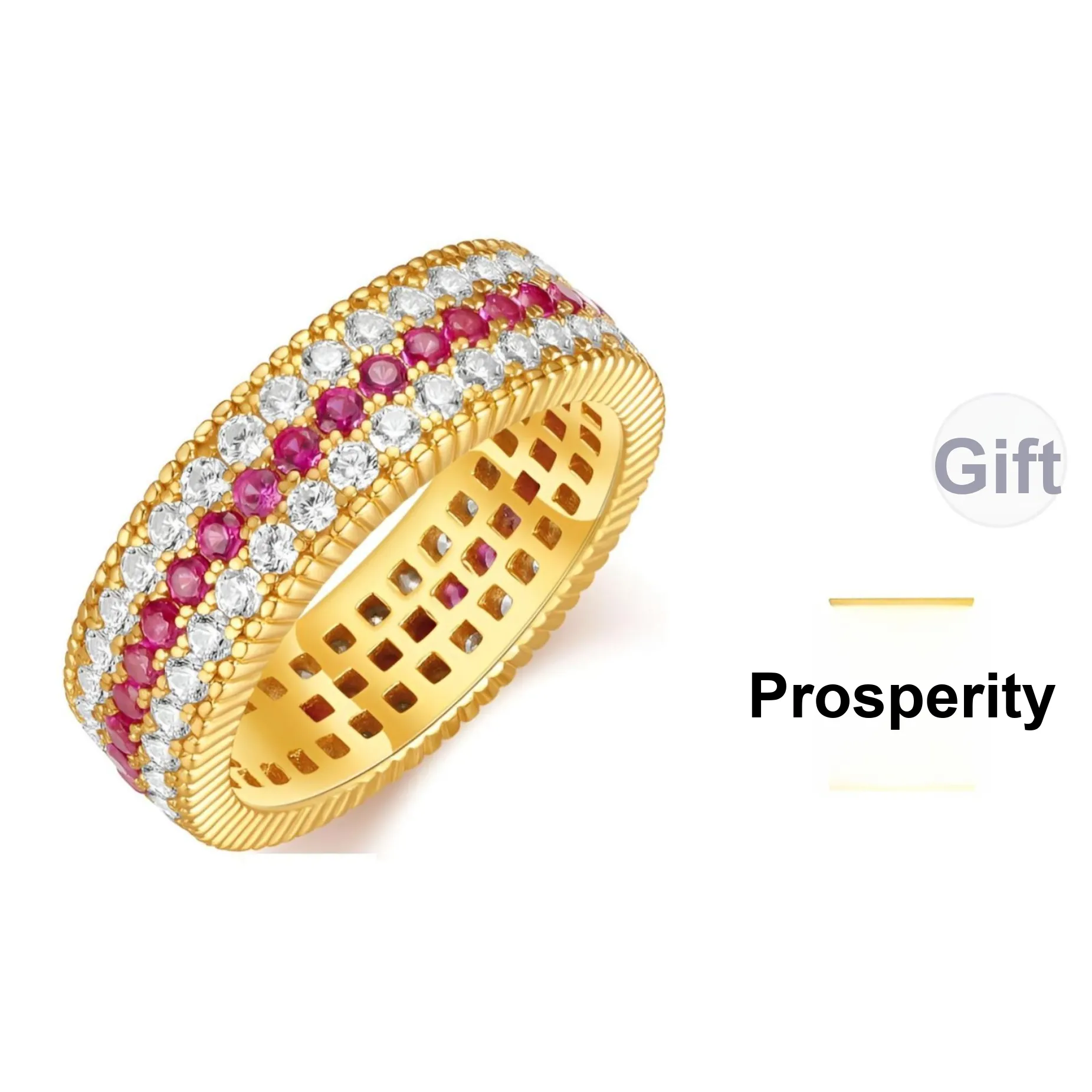 SHANRUI Цирконовые кольца унисекс