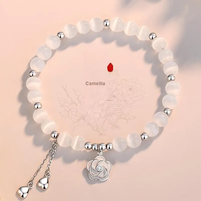 Regalrose Glass Cat Eye Bracelets Women's-2