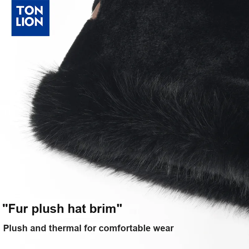 Tonlion Polyester Hoods & Plush Hats Unisex-11