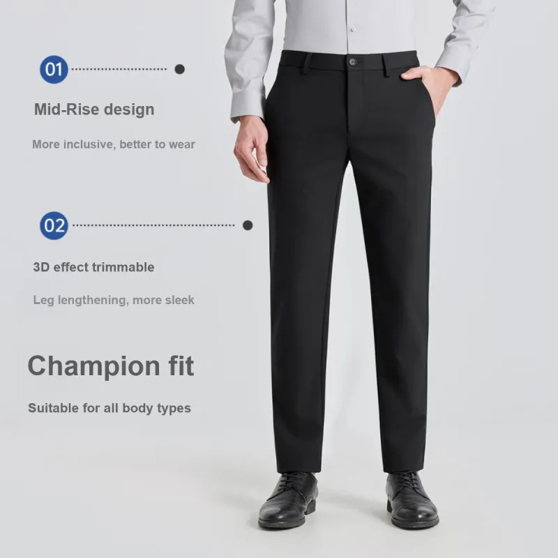 LESS IS MORE Four Way Stretch SS25 Casual Pants Men's Black-5