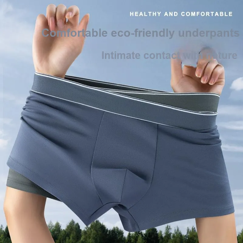 XIA.WA.ZHI.XIU Underpants Men's Shopping Bag 5 Pack-1