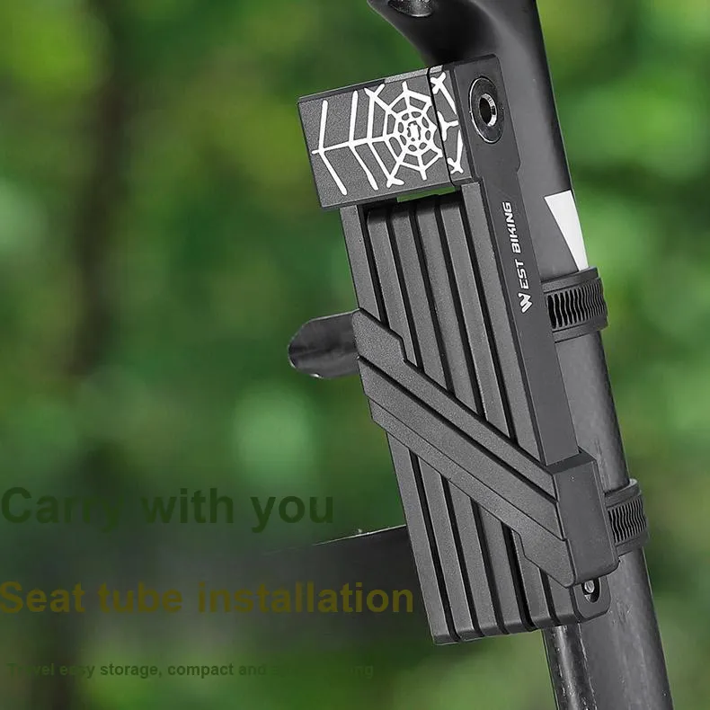 WEST BIKING Bicycle Locks Folding Lock-7
