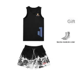Bleach Shorts+Morant Black Tank Top+Socks (Random Socks)