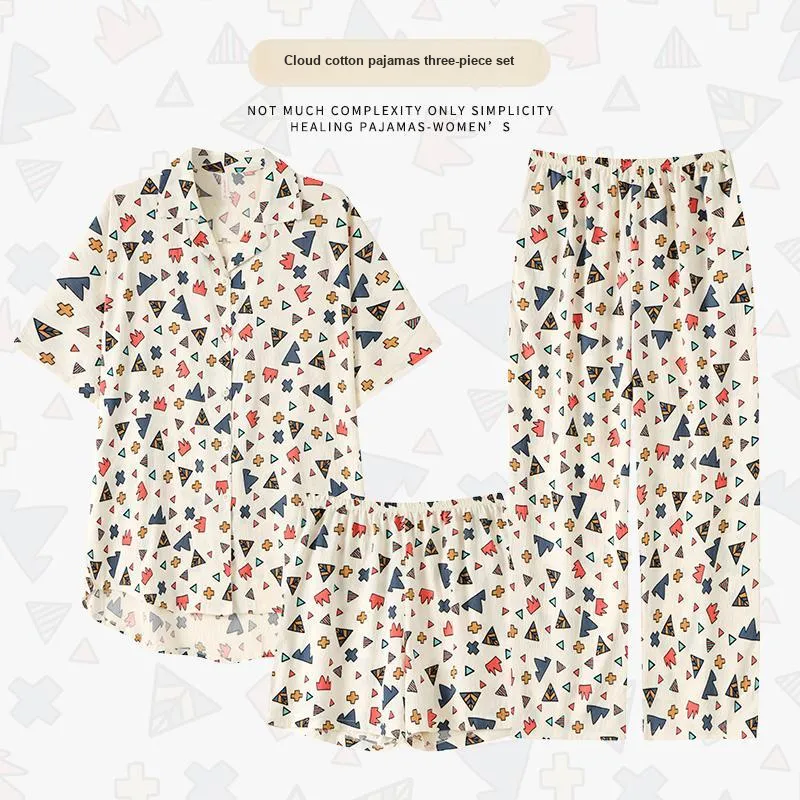 Qiao Ni Tong Pajama Set Women's Image Color-1