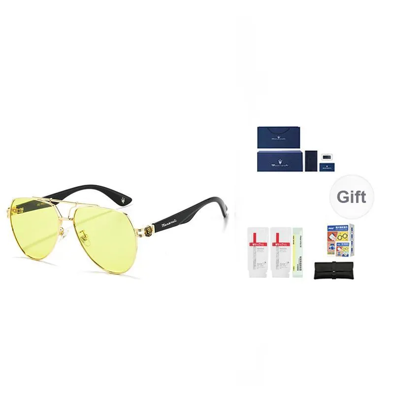 Maserati Irregular Shape Sunglasses Unisex-22