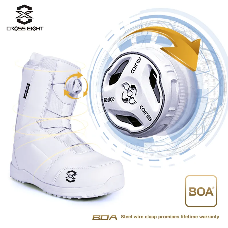 CROSSEIGHT Gray Single Snowboard Ski Boots Unisex-1