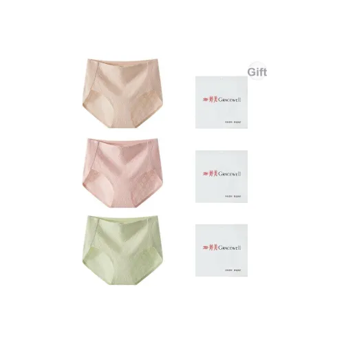 GRACEWELL Женское нижнее белье сумка для покупок 3 упаковки
