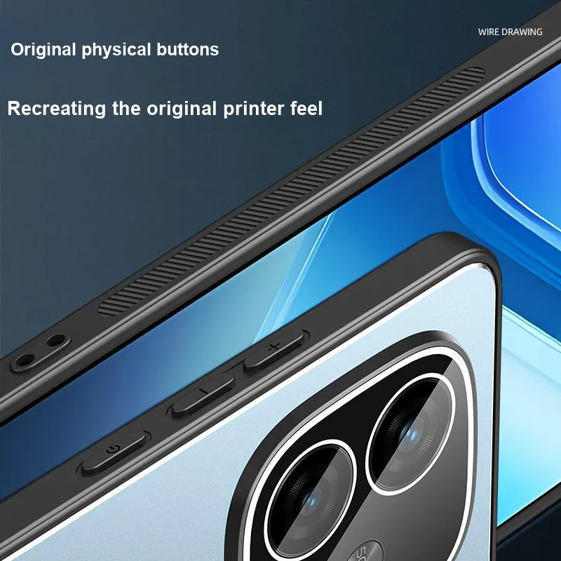 YUBEN Acrylic Material 360 Degree Rotating Stand Phone Cases Compatibility IQOO 13/12/11/Neo 10/9/8/7/6/Z9/Tubo/Pro-5