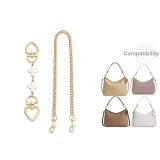 White Four-Leaf Clover[2-Piece Set]Extender Chain+Decorative Chain
