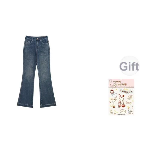 ZIHAN Джинсовый синий Женские джинсы