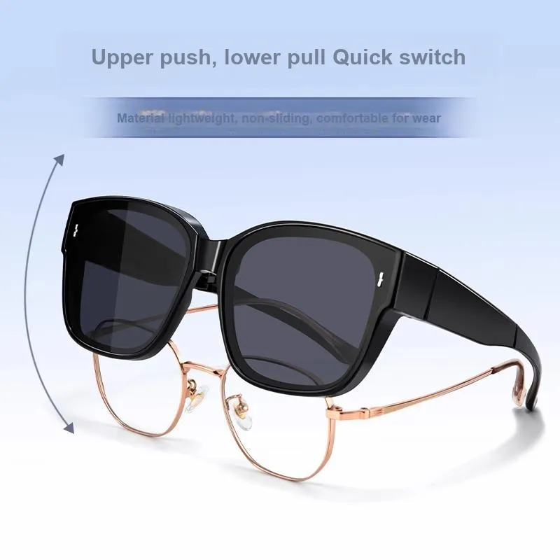 Anxious TR90 Square Sunglasses Unisex-2