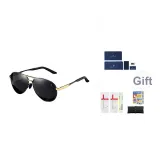 Black Gold Frame with Black Gray Lens