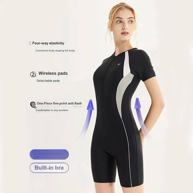 Keep One Piece Swimsuits Women's-5