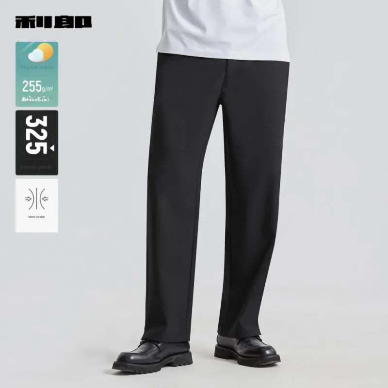 LESS IS MORE SS25 Casual Pants Men's Black-2