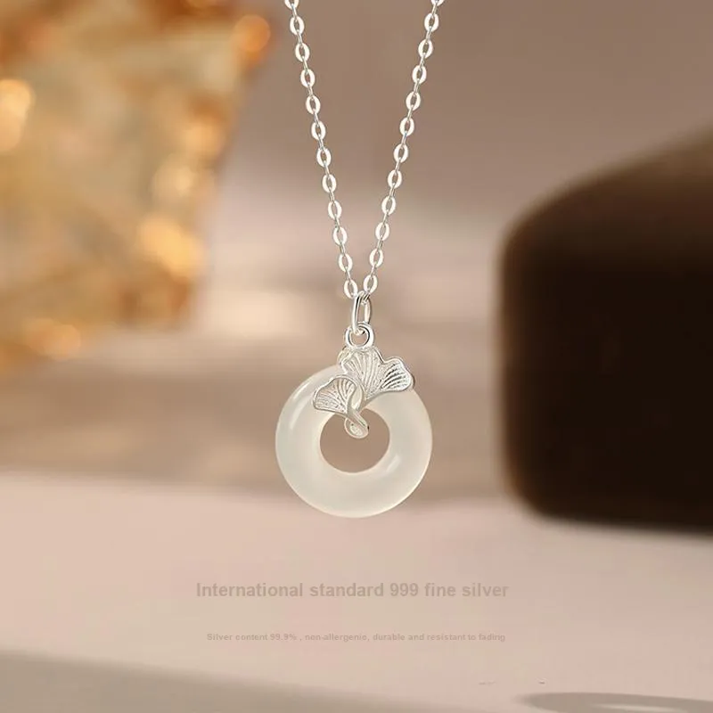 JUICY GRAPE Chalcedony Jade Necklaces Women's-1