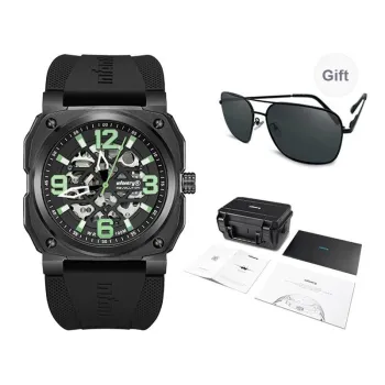 INFANTRY Eagle Thunder Avant Garde Collection Mechanical Movement Watch Men's Watches Cut Out Dial